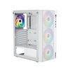 Vỏ máy tính Magic Luxury 4F | Đen/Trắng | Kèm sẵn 4 fan
