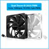 Fan Teucer B12025 PWM, 12cm, 1800rpm, 78 CFM, 4 pin PWM.