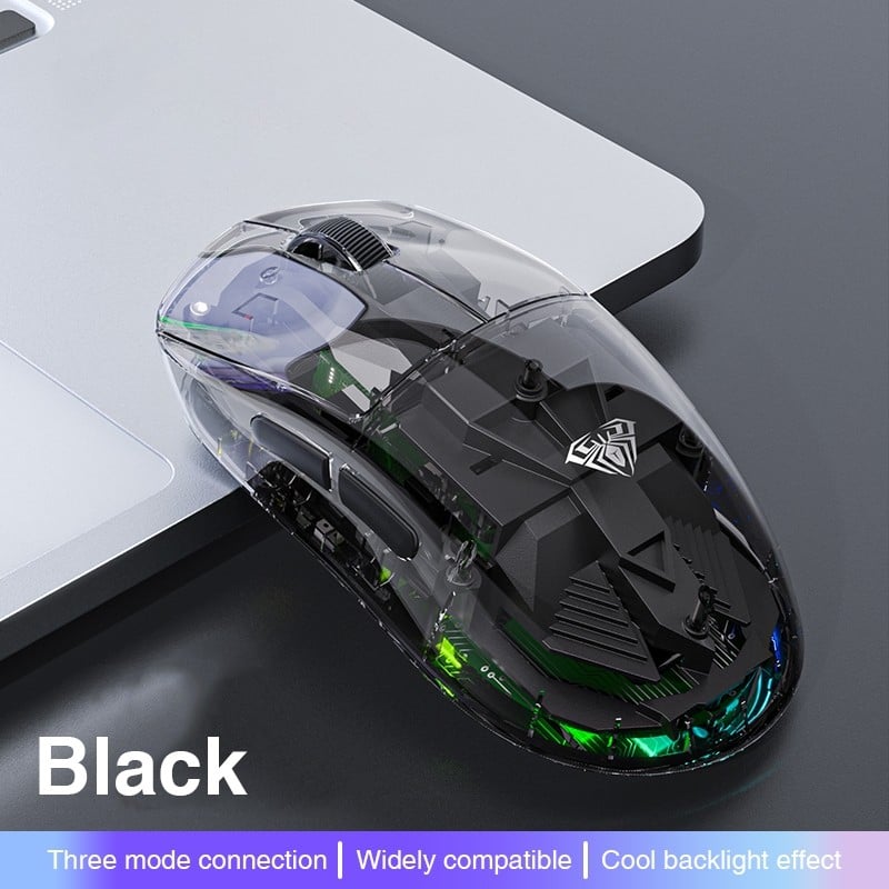 Chuột Gaming Không Dây AULA SC660, LED RGB, 3 Modes, Thiết Kế Độc Đáo.