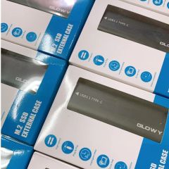 Box SSD M.2 Sata GLOWY USB 3.1 (Kèm cáp USB to Type-C)