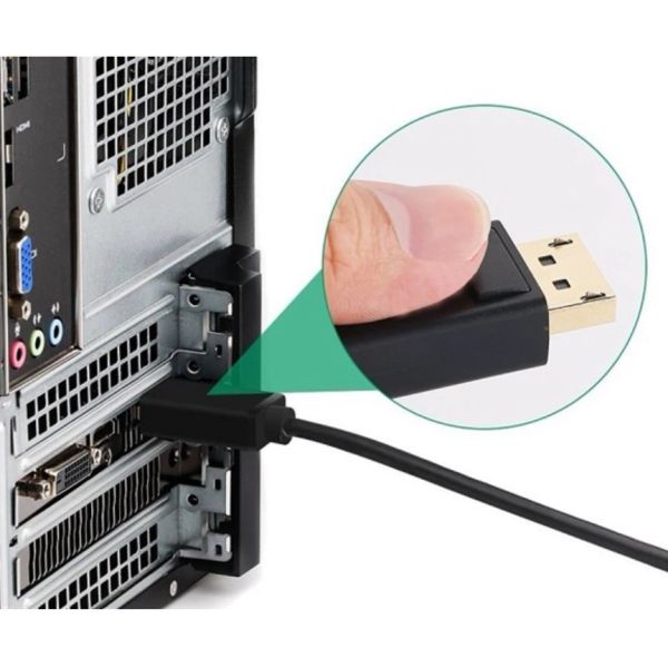 Cáp chuyển DisplayPort ra VGA – Kết nối PC, Laptop với Màn Hình, Máy Chiếu