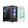 Vỏ máy tính MAGIC Vila Ultra | Đen/Trắng | M-ATX/ATX/ITX