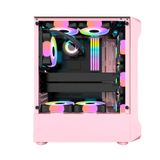 Vỏ Máy Tính MIK AH01 Hồng |ATX , mATX