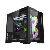 Vỏ máy tính MIK LV12 Mini Elite | Đen/Trắng/Hồng | ITX/M-ATX