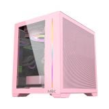 Vỏ máy tính MIK LV12 Mini Elite | Đen/Trắng/Hồng | ITX/M-ATX