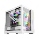 Vỏ máy tính MIK LV12 Mini Elite | Đen/Trắng/Hồng | ITX/M-ATX