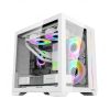 Vỏ máy tính MIK LV12 Mini Elite | Đen/Trắng/Hồng | ITX/M-ATX