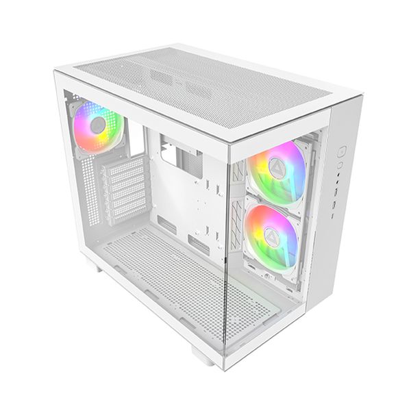 Vỏ Case Montech King 65 Pro ARGB CAKING65PROBLMT Trắng Đen
