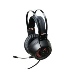 Tai nghe gaming có dây Xiberia K1 Pro | Đen Cam, RGB, Virtual 7.1, OverEar
