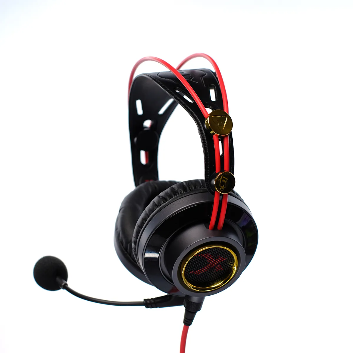 Tai Nghe Gaming Có Dây Xiberia T2 | Đen Đỏ, RGB, Virtual 7.1, OverEar