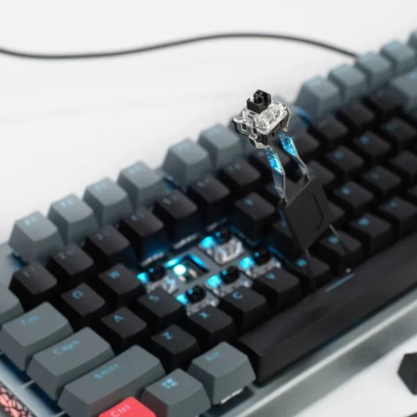 Phím Cơ Xiberia XS3100 (Optical Axis Switch Đen Xám) Có Dây