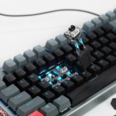 Phím Cơ Xiberia XS3100 (Optical Axis Switch Đen Xám) Có Dây