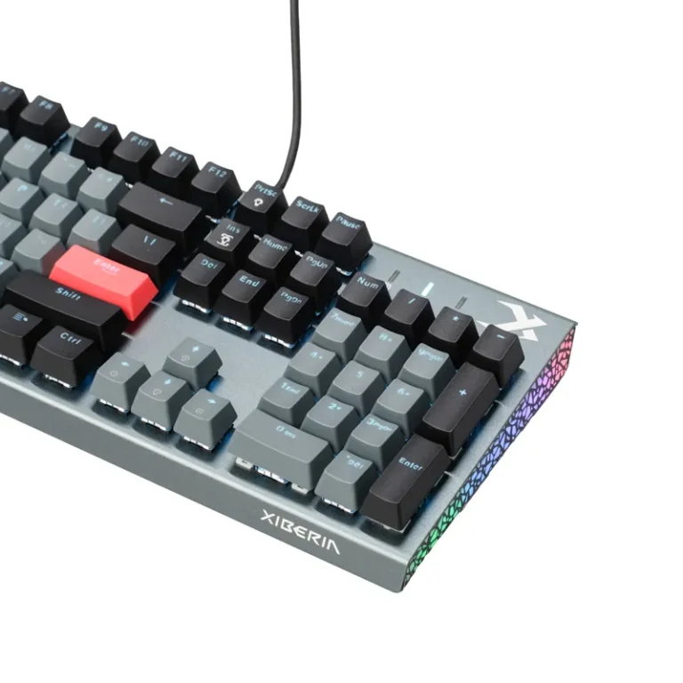 Phím Cơ Xiberia XS3100 (Optical Axis Switch Đen Xám) Có Dây