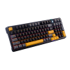 Bàn phím cơ XIBERIA ICAFE XS980 | Đen Vàng, 98%, Optical Switch, Hot Swap