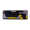 Bàn phím cơ XIBERIA ICAFE XS980 | Đen Vàng, 98%, Optical Switch, Hot Swap