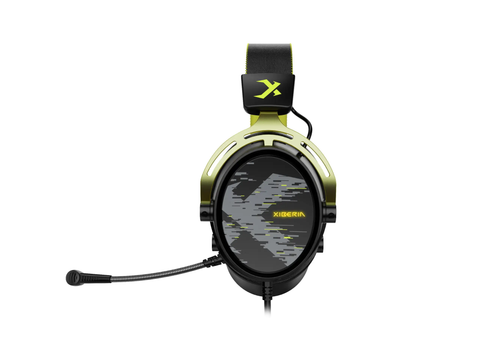 Tai nghe GAMING Xiberia S19U Pro | Đen Gold/Tím, RGB, Virtual 7.1, OverEar