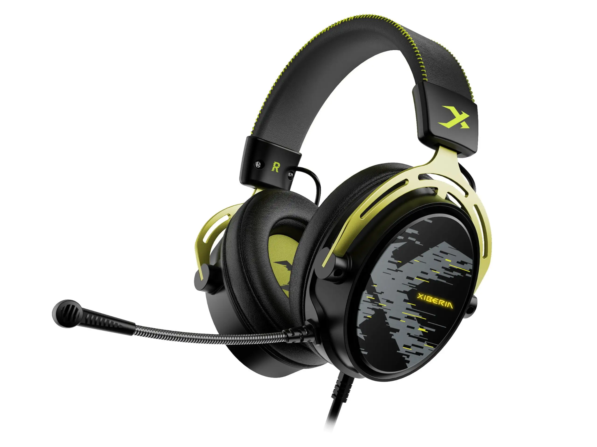 Tai Nghe GAMING Có Dây Xiberia S19U Pro | Đen Gold/Tím, RGB, Virtual 7.1, OverEar