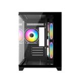 Vỏ máy tính CoolerPlus X34W | Đen/Trắng | M-ATX/ITX