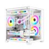 Vỏ máy tính CoolerPlus X34W | Đen/Trắng | M-ATX/ITX