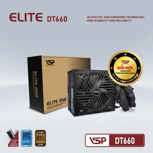 Nguồn máy tính VSP ELITE DT660 650W