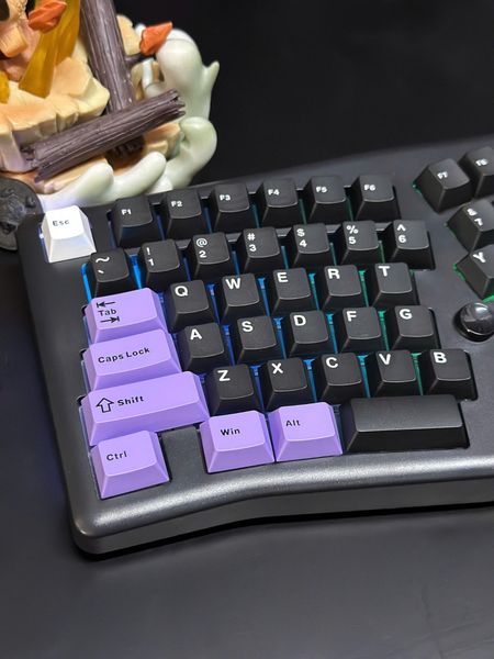 Phím Cơ Leobog Alice A75 (Barbie Switch Tím Đen) Không Dây