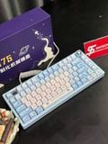Bàn phím cơ gaming có dây LEOBOG Hi75 (Phiên bản Xanh dương + trắng/ Space berry/ Nimbus V3 switch)