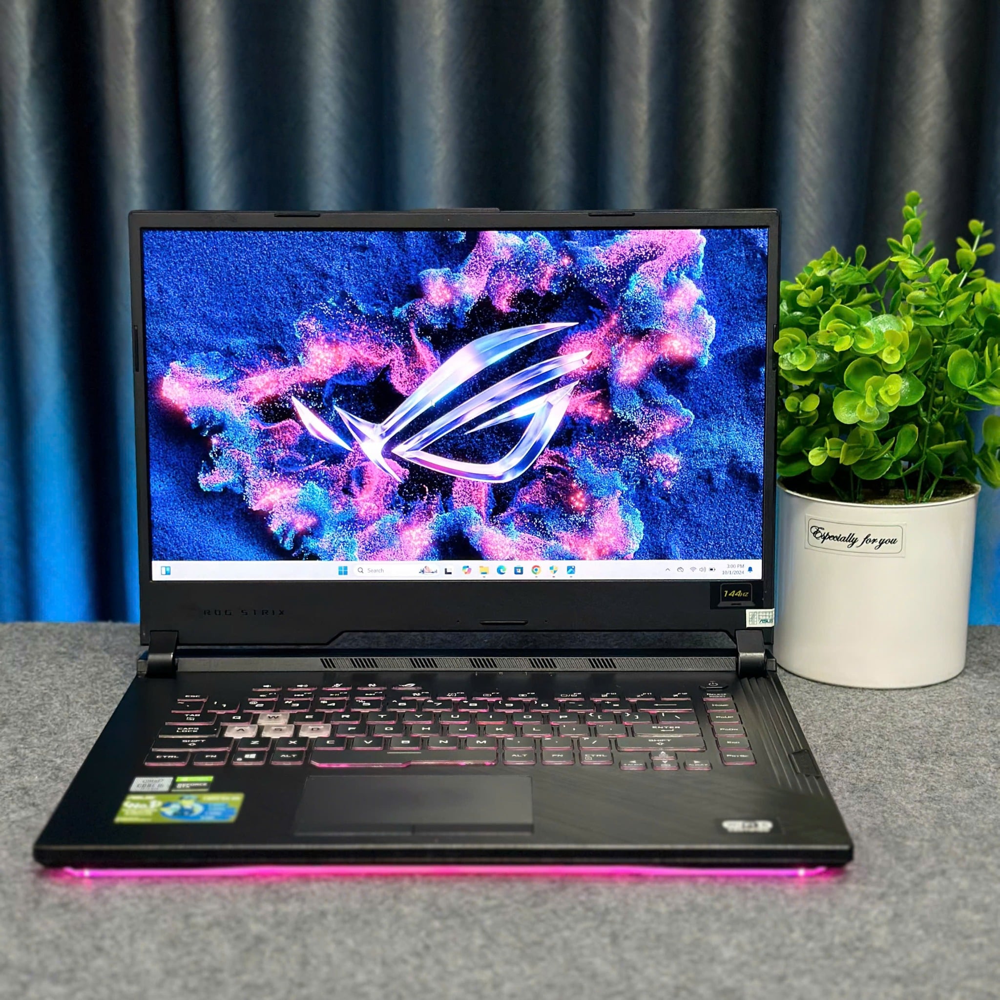 LAPTOP ASUS ROG STRIX G512 I5-10300H/16GB/SSD 512GB/GTX 1650Ti/ 15.6 inch 144HZ