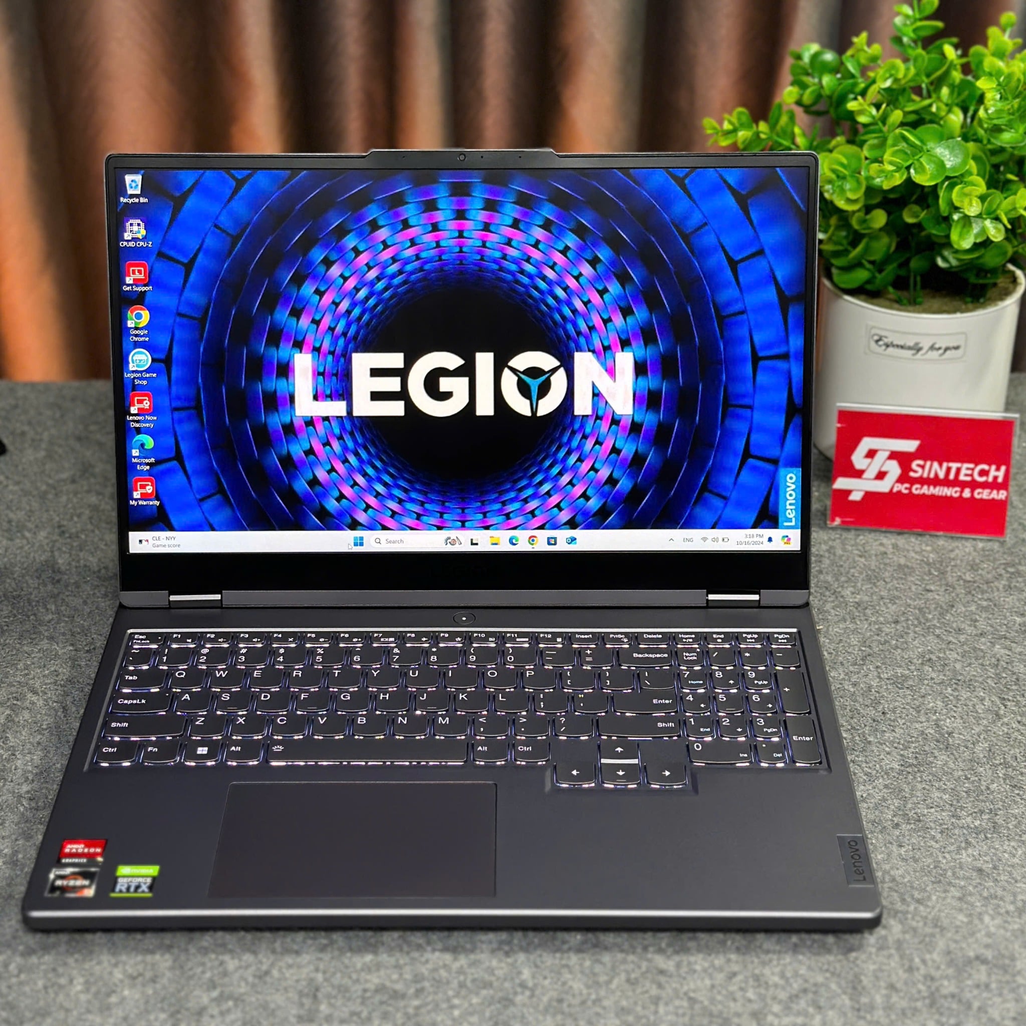 Laptop Gaming Lenovo Legion 5 15ARH7 82RE002WVN (Ryzen 5 6600H, RTX 3050 4GB, Ram 16GB DDR5, SSD 512GB, 15.6 Inch IPS FHD 165Hz, 100% sRGB, Win 11)