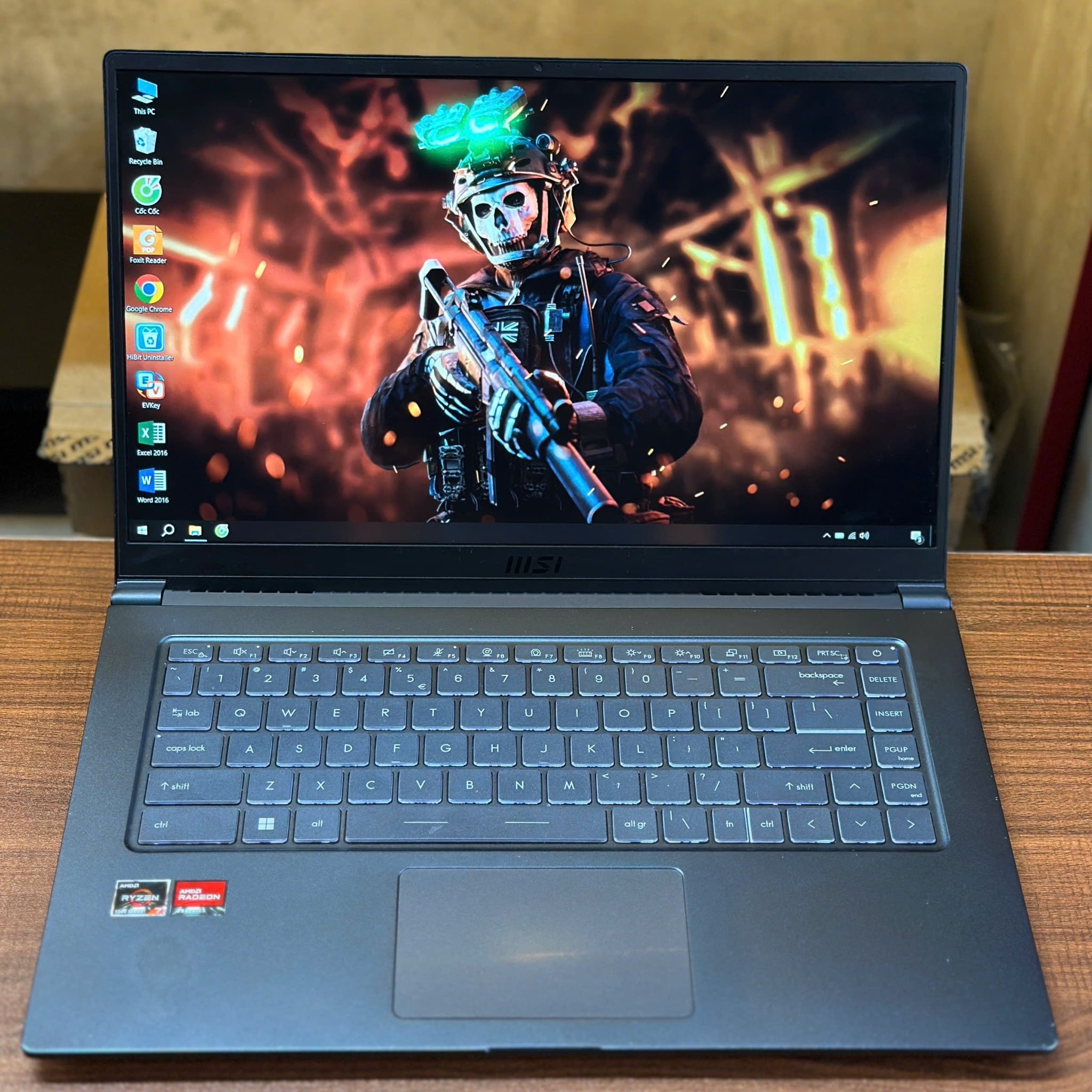 Laptop MSI Modern 15 A5M-237VN (Ryzen 7 5700U, Radeon Graphics, Ram 8GB DDR4, SSD 512GB, 15.6 Inch IPS FHD)