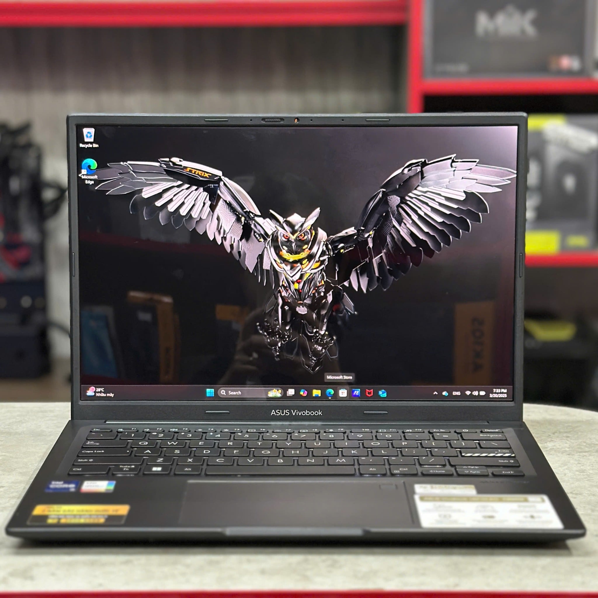 Laptop ASUS Vivobook 14X OLED S3405VA-KM071W (Core i9-13900H | 16GB | 512GB | Intel Iris Xe | 14 inch 2.8K OLED | Win 11 | Đen)