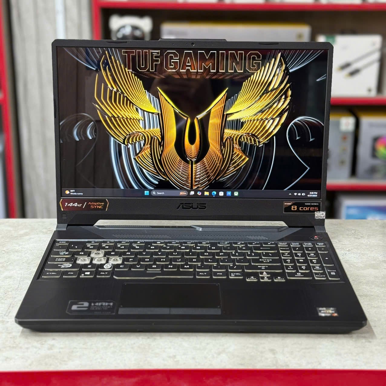Laptop Asus TUF Gaming A15 FA506QM-HN016T (Ryzen 7-5800H | 16GB | 512GB | RTX 3060 6GB | 15.6 inch FHD | Eclipse Gray)