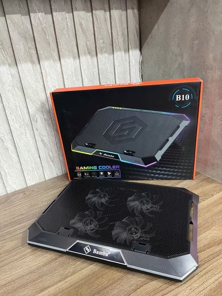 Đế tản nhiệt Laptop Bamba B10 (4 quạt) RGB
