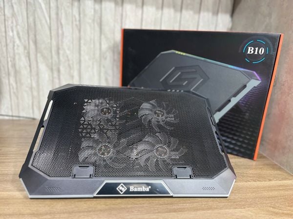 Đế tản nhiệt Laptop Bamba B10 (4 quạt) RGB