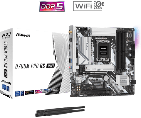 Mainboard Asrock B760M Pro RS/D5 WiFi DDR5