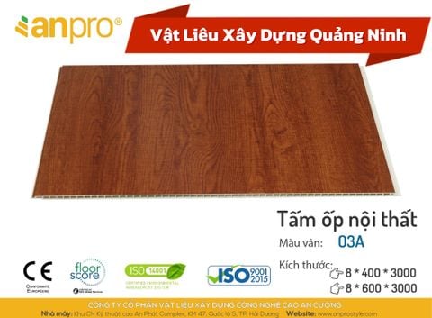 Tấm Ốp Anpro 600x8x3000 Mã : 03