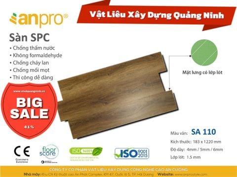 Sàn Nhựa Hèm Khóa Anpro - An Cường Sa110