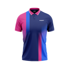 Custom Pickleball & Tennis Polo – Line Pattern