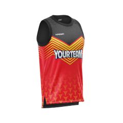 Custom Basketball Jerseys - Red Black