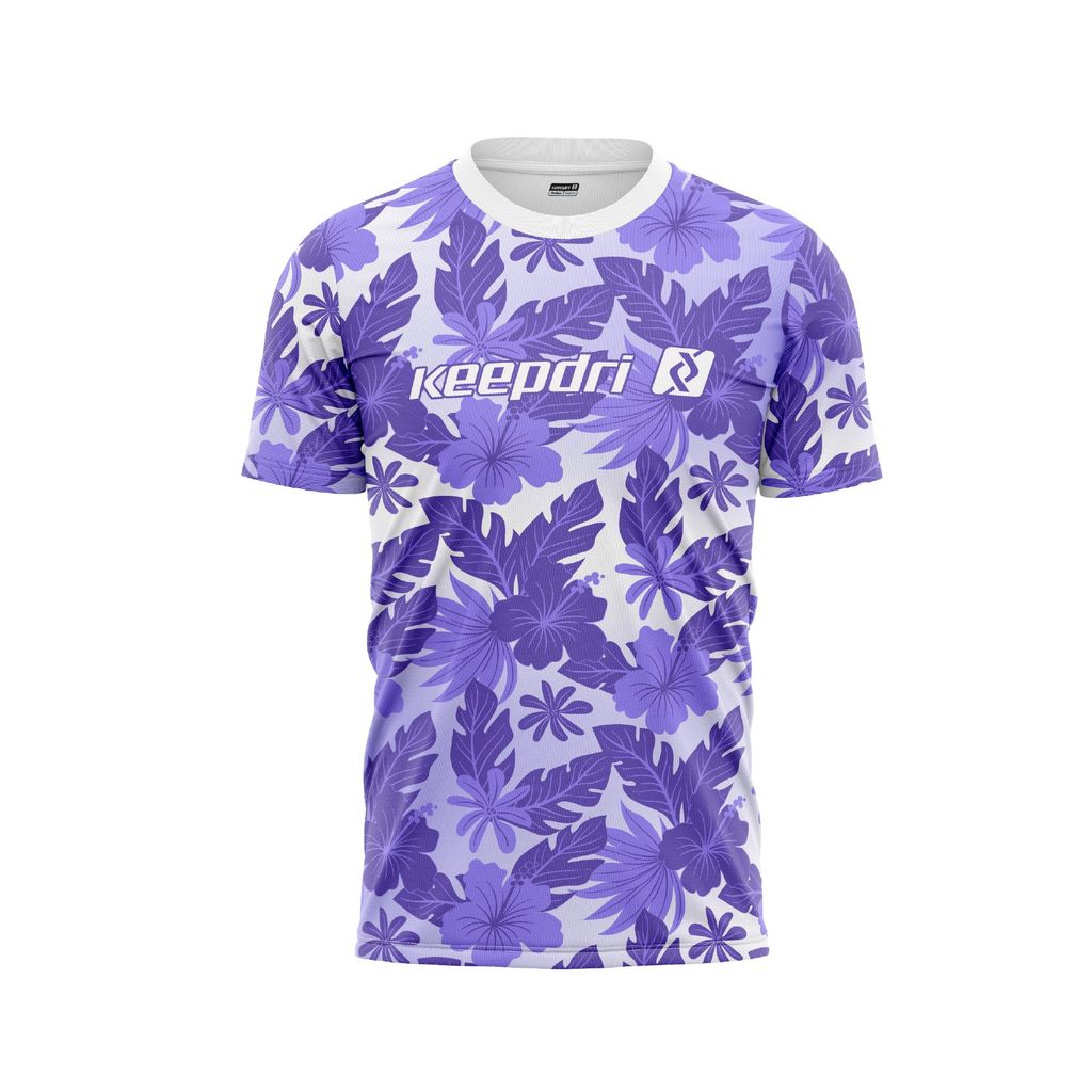 Custom Running T-shirts - Floral Pattern