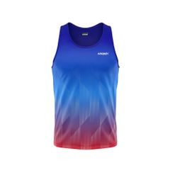 Custom Sports Tank Tops & Singlets - Gradient Blue Red