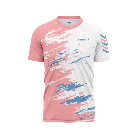 Custom Running T-shirts - Brush Pattern