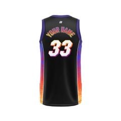 Custom Basketball Jersey Design -  Tropical Blaze