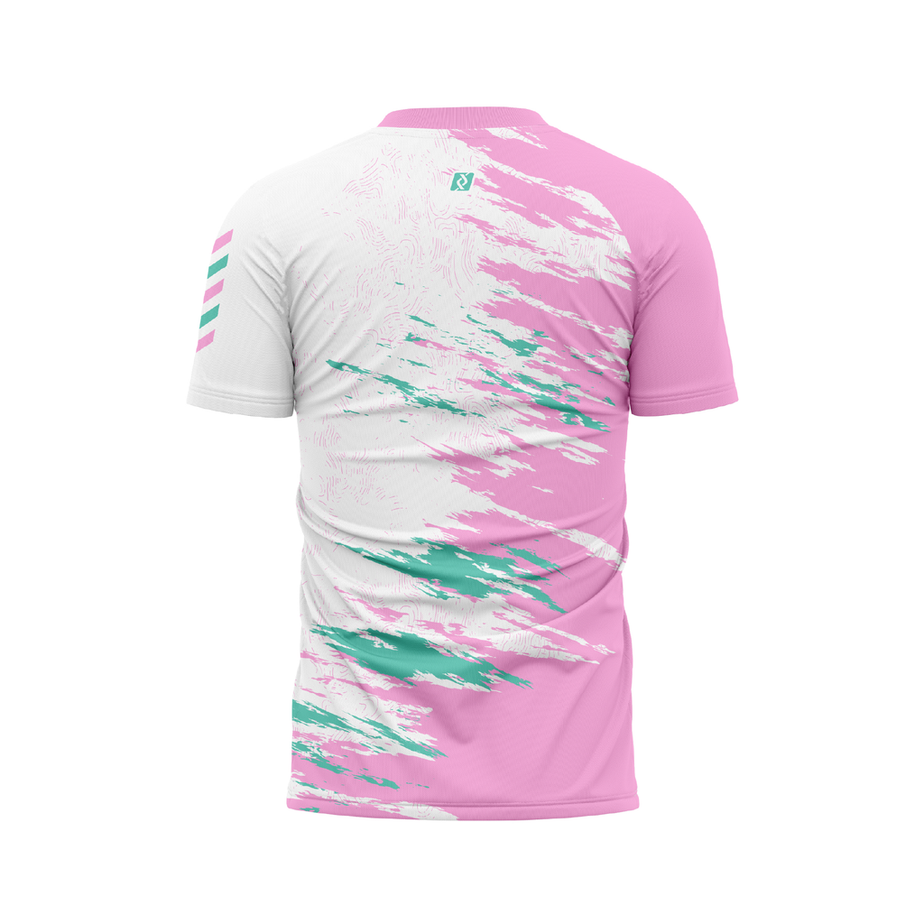 Custom Running T-shirts - Brush Pattern