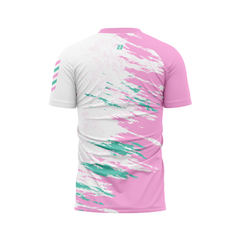 Custom Running T-shirts - Brush Pattern
