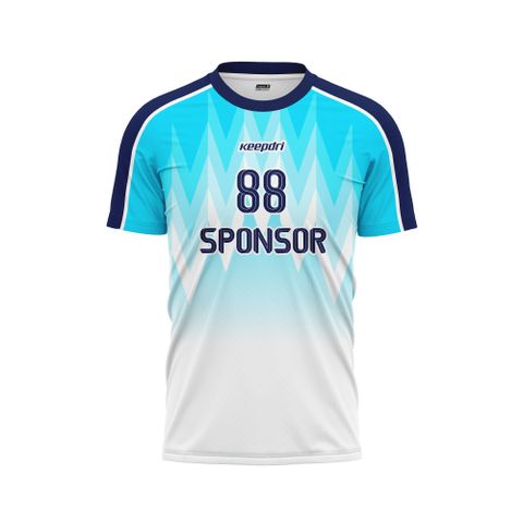 Custom Soccer Jerseys - Blue Pattern