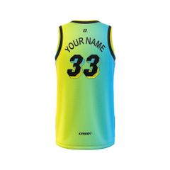 Custom Basketball Jersey Design - Color Gradient