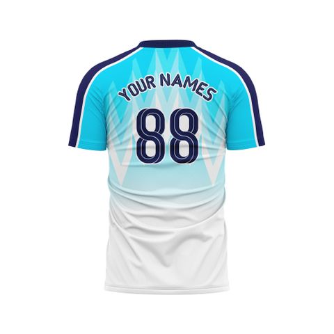 Custom Soccer Jerseys - Blue Pattern