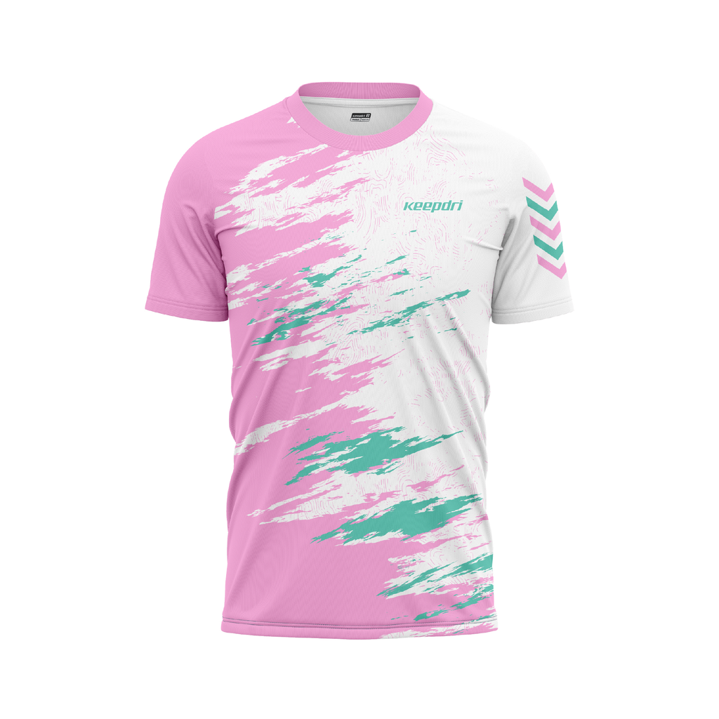 Custom Running T-shirts - Brush Pattern