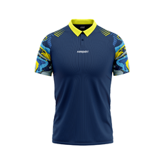 Custom Pickleball & Tennis Polo – Ocean Pattern