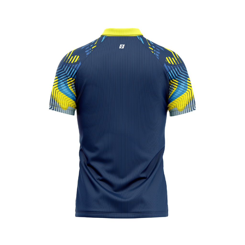 Custom Pickleball & Tennis Polo – Ocean Pattern